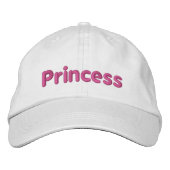 Meisje Baseball pet "Princess pet" girly pet (Voorkant)