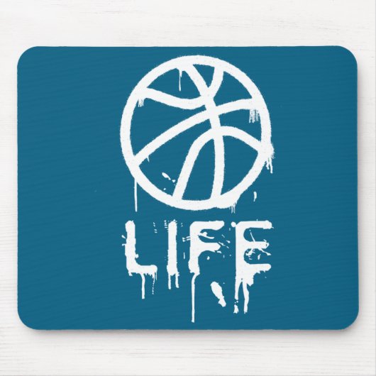 Meisje Basketbal Speler Mand Muismat (Voorkant)