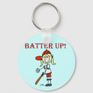 Meisje Batter Op T-shirts en Cadeaus Sleutelhanger