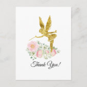 meisje bedankt je kaart (Voorkant)