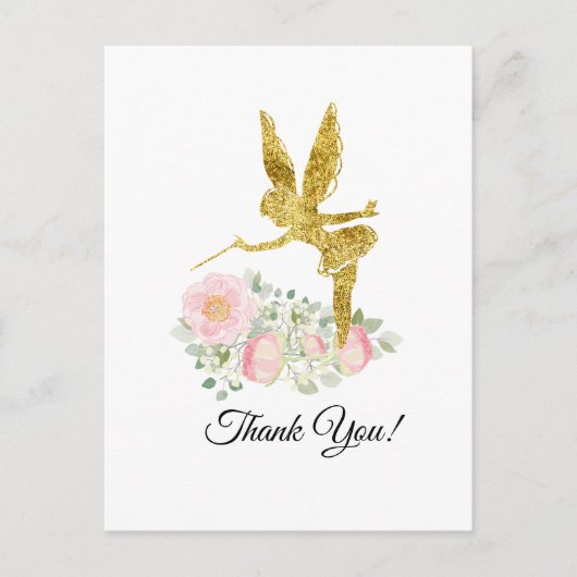 meisje bedankt je kaart (Voorkant)