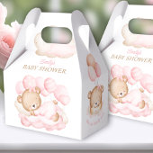Meisje Beer Baby shower Gable Favor Box Bedankdoosjes