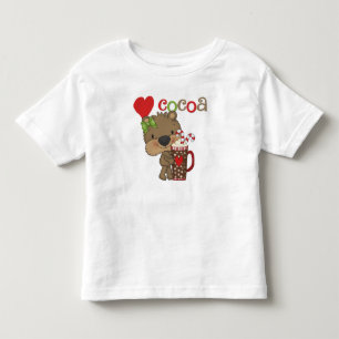 Meisje Beer Cacao Liefde Kinder Shirts