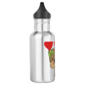 Meisje Beer Cacao Liefde Waterfles (Links)