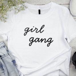 meisje bende schattige moderne feministische meisj t-shirt