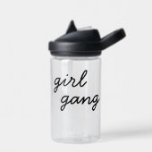 meisje bende schattige moderne feministische meisj waterfles (Links)