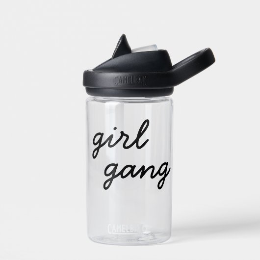 meisje bende schattige moderne feministische meisj waterfles (Links)