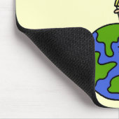 Meisje beschermt onze aardT-shirts en cadeautjes Muismat (Hoek)