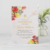 Meisje Bevestiging Bloemen Marmer Sweet Peas Scrip Kaart (Staand voorkant)