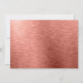 Meisje Bevestiging Foto Roze Goud Zwart Roze Kaart (Achterkant)