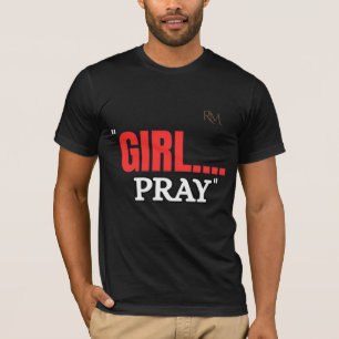 Meisje Bid T-Shirt Christelijk T-Shirt voor Vrou
