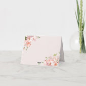 Meisje biddend goud eerste heilige communie gevouw bedankkaart (Achterkant)