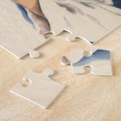 Meisje bidt aan Jezus Christus, beddengoed Legpuzzel (Zijkant)