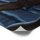 Meisje bidt in Bedtime, het gebed van de Heer Poster (Hoek)