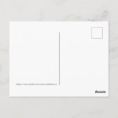 Meisje bij Bat Briefkaart (Achterkant)