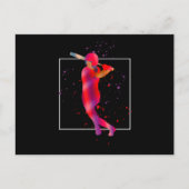 Meisje bij Bat Briefkaart (Voorkant)