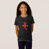 Meisje bij Bat T-shirt (Voorkant volledig)