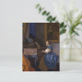 Meisje bij de Piano Briefkaart (Staand voorkant)