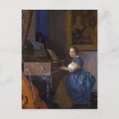 Meisje bij de Piano Briefkaart (Voorkant)