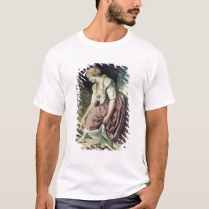 Meisje bij een conduit t-shirt