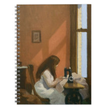 Meisje bij een naaimachine (Edward Hopper)
