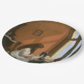 Meisje bij een naaimachine (Edward Hopper) Papieren Bordje (Gekanteld)