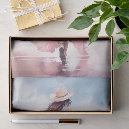 Meisje bij het strand 3 Decoupage papier (Geschenk)