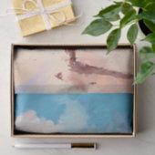 Meisje bij het strand 5 Decoupage Paper Tissuepapier (Geschenk)