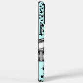  meisje Blauwe Groene Floral Bird Case-Mate iPhone Case (Achterkant / Rechts)