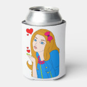  meisje blikjeskoeler (Blikje Voorkant)