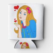  meisje blikjeskoeler (Voorkant)