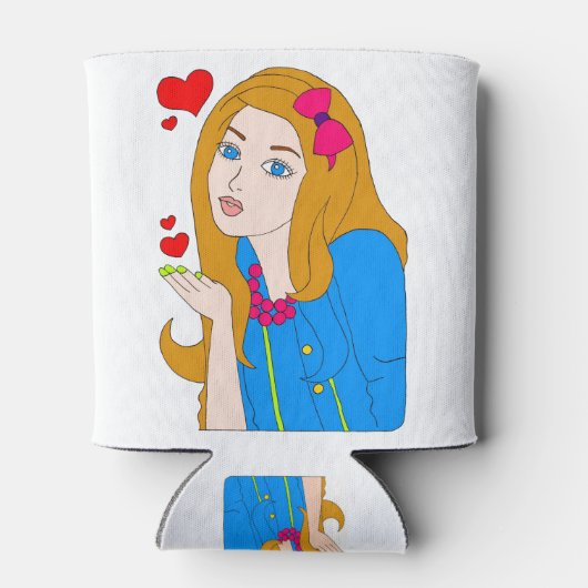  meisje blikjeskoeler (Achterkant)