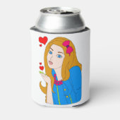  meisje blikjeskoeler (Blikje Achterkant)