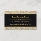 Meisje Bloemen Gouden Glitter Sparkling Loyalty Ka (Achterkant)