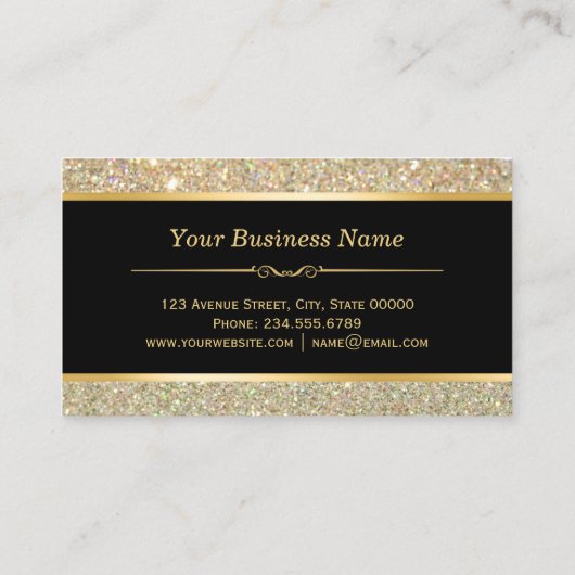 Meisje Bloemen Gouden Glitter Sparkling Loyalty Ka (Achterkant)