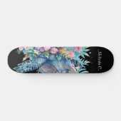  Meisje Bloemen Zee Schildpad Deck Persoonlijk Skateboard (Horizontaal)