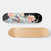  Meisje Bloemen Zee Schildpad Deck Persoonlijk Skateboard (Horizontaal)