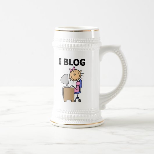Meisje Blogger Bierpul (Rechts)