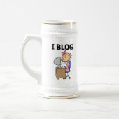 Meisje Blogger Bierpul (Links)