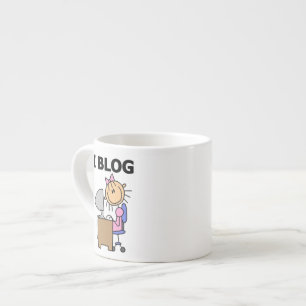Meisje Blogger Espresso Kop