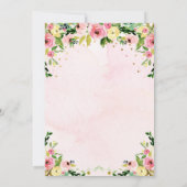 Meisje Boerderij Baby shower Uitnodiging (Achterkant)