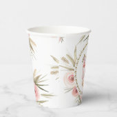 Meisje Boho Fox Baby shower Papieren Bekers (Rechts)