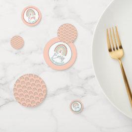Meisje Boho Verjaardag Magic Lichte koraal Confetti