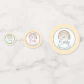 Meisje Boho Verjaardag Magisch Bord Geel Confetti (Voorkanten)