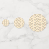 Meisje Boho Verjaardag Magisch Bord Geel Confetti (Achterkanten)