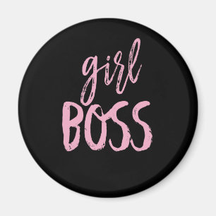 Meisje, Boss Fun Typografie Magneet