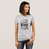 Meisje Boss Hustle Vrouwen T-shirt (Voorkant volledig)