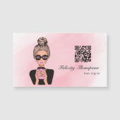 Meisje Boss QR Code (Voorkant)