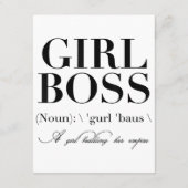 Meisje Boss Tshirt, Meisje Boss Informatiekaartje (Achterkant)