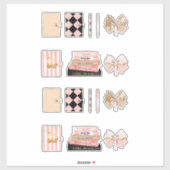 Meisje Boss Vrouwen Hoge Mode Planner Decals Sticker (Vel)